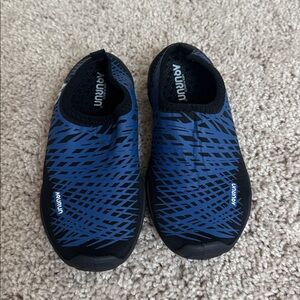 Blue and Black Slip-On water Shoes